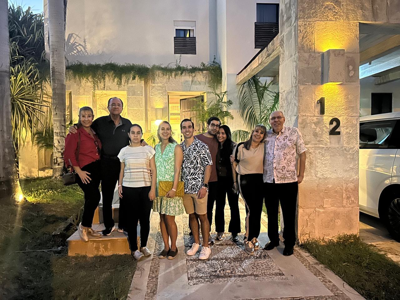Tomas and Maria with their extended family